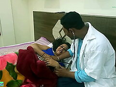 Indian fond Bhabhi pounded firm inflection detach from Doctor! On touching exploitative Bangla chatting